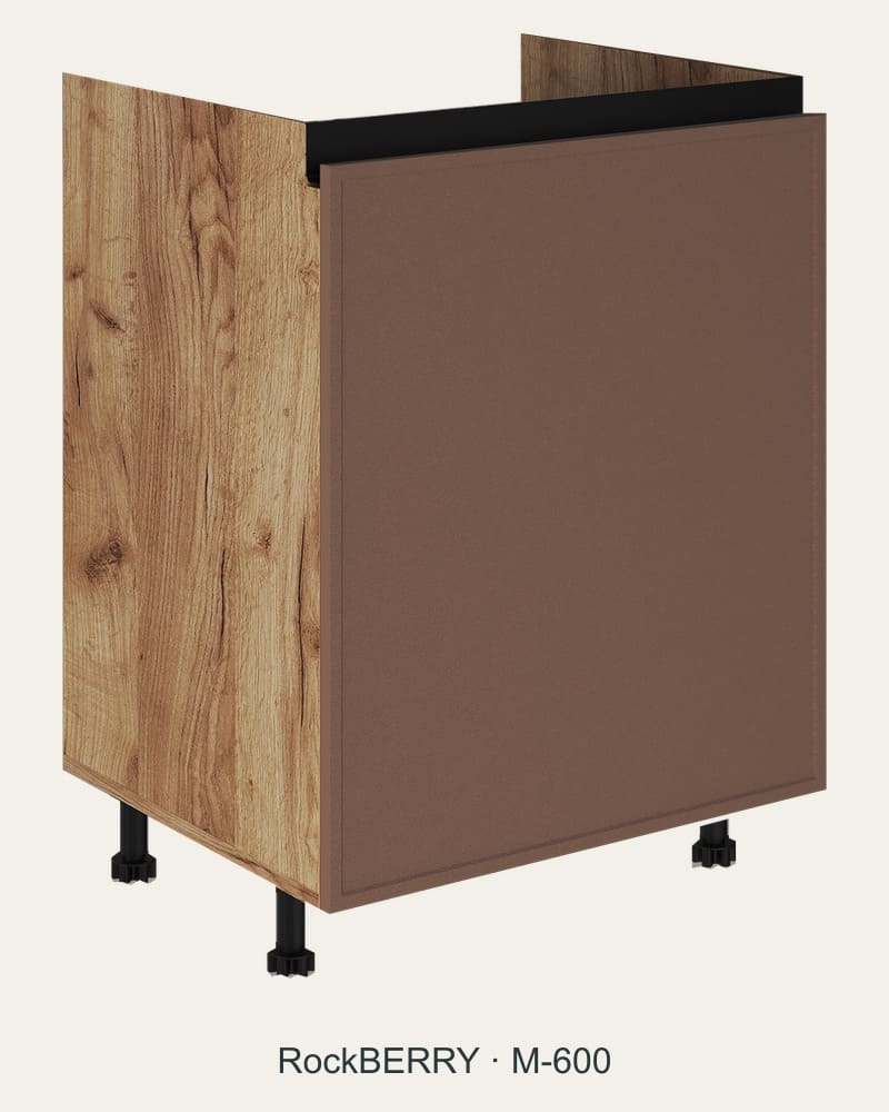 Корпус RockBERRY М-600 под мойку, без мойки и смесителя