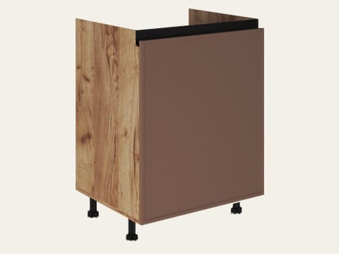 Корпус RockBERRY М-600 под мойку, без мойки и смесителя