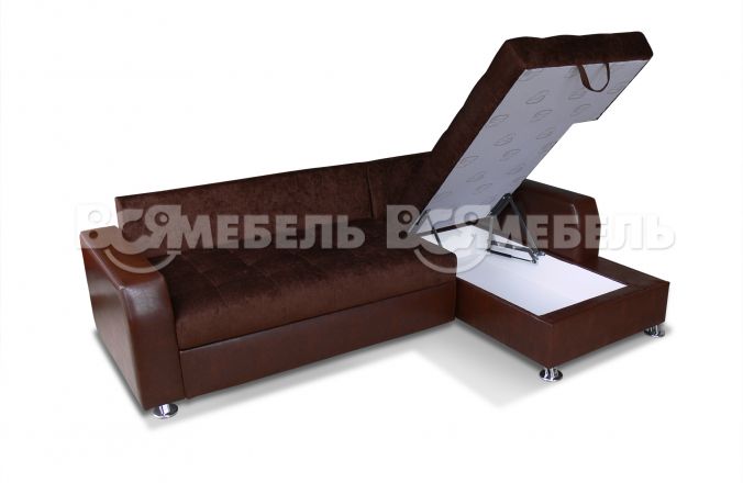 Модульный угловой диван Лагуна. Ящик для белья