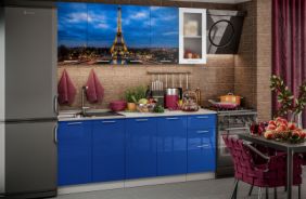 Кухня фотопечать Париж. Готовое решение 2,0 м