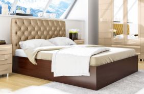 Двуспальная кровать без подъемного механизма 