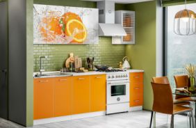 Кухня Фортуна фотопечать апельсин. Готовое решение 2,0