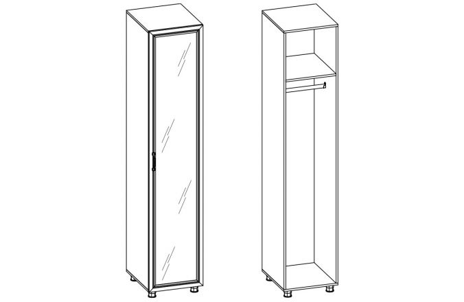 Шкаф для одежды (ИН-105)