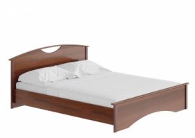  Кровать 1,6 с низкой спинкой (ЯН-30 н) с настилом (Р)