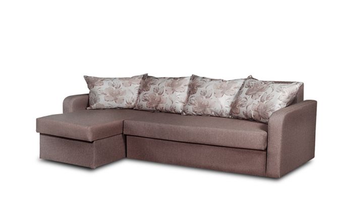 Угловой диван–еврокнижка Домино. Сhoko
