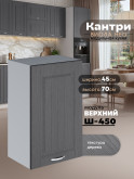 Кухонный модуль навесной Виола Нео Кантри Ш-450 Матовый