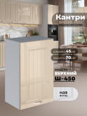 Кухонный модуль навесной Виола Нео Кантри Ш-450 Глянцевый