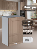 Кухонный модуль навесной Виола Нео Кантри Ш-450 Глянцевый