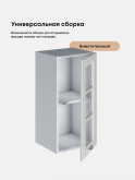 Кухонный модуль навесной Виола Нео Кантри Ш-350-стекло Глянцевый