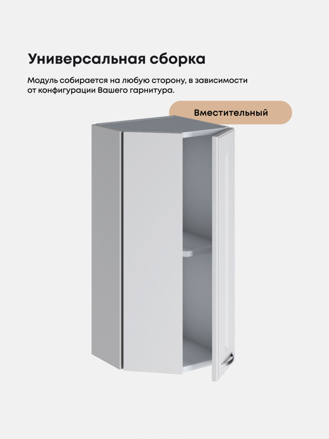Кухонный модуль навесной торцевой Виола Нео Кантри ШТС-300 Матовый