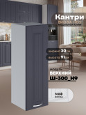Кухонный модуль навесной Виола Нео Кантри Ш-300(Н9) Матовый
