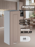 Кухонный модуль навесной Виола Нео Кантри Ш-350(Н9) Матовый