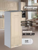 Кухонный модуль навесной Виола Нео Кантри Ш-350(Н9) Глянцевый