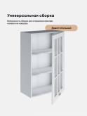 Кухонный модуль навесной с одной створкой Виола Нео Кантри Ш-600_1Ф(Н9)-стекло Матовый