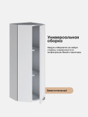 Кухонный модуль навесной торцевой Виола Нео Кантри ШТС-300(Н9) Матовый