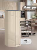 Кухонный модуль навесной торцевой Виола Нео Кантри ШТС-300(Н9) Глянцевый
