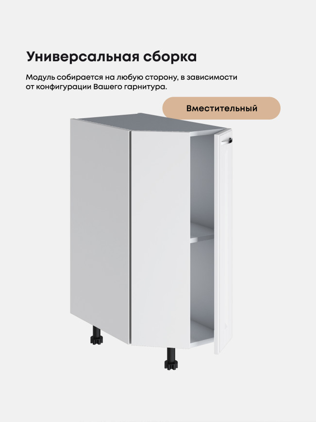 Кухонный модуль напольный торцевой Виола Нео Кантри СТС-300 Матовый