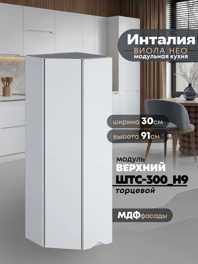 Инталия ШТС-300(Н9) — Моно белый