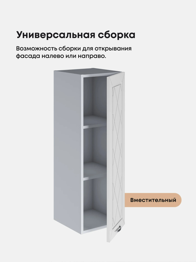 Прованс — Прованс_Ш-300_Н9_Белый глянец_3.jpg